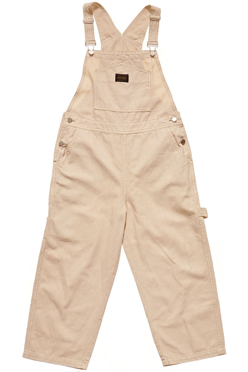 Orange Stussy Irving Worker Overall Women\'s Pants | USA000560