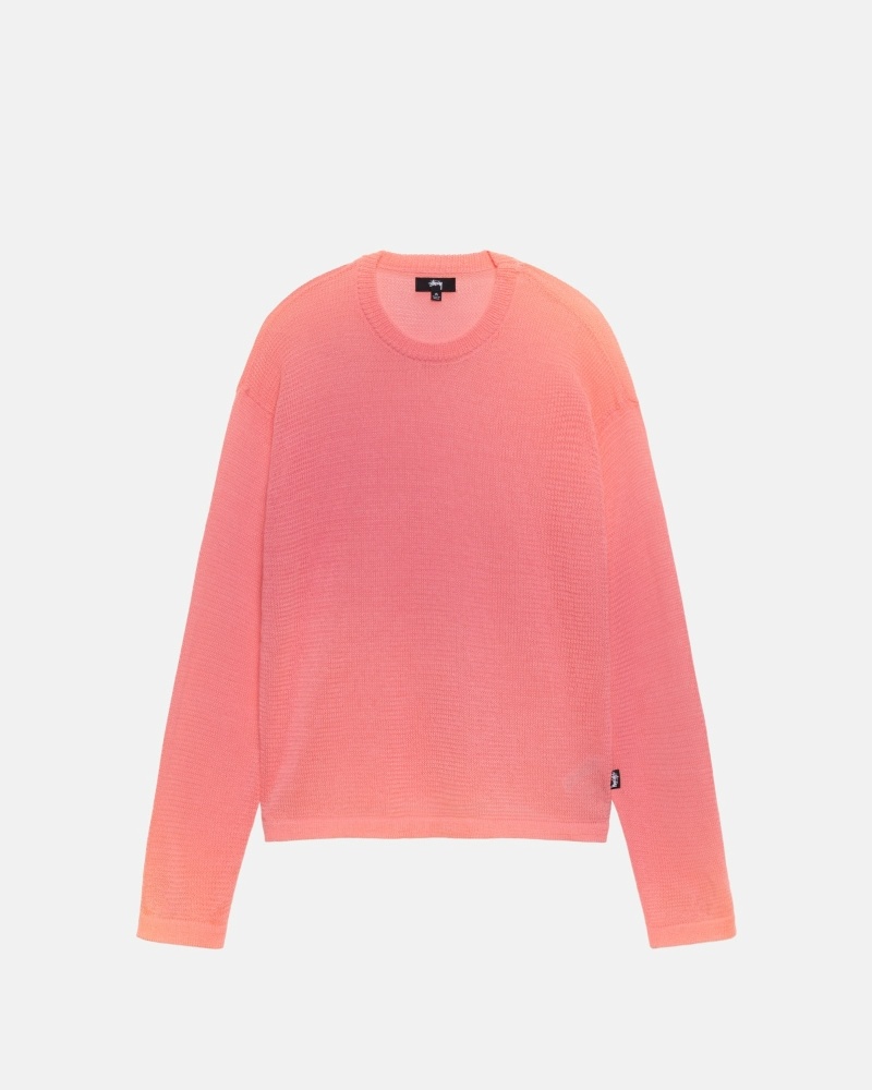 Orange Stussy Light Sensitive Men's Knit Sweater | USA000532