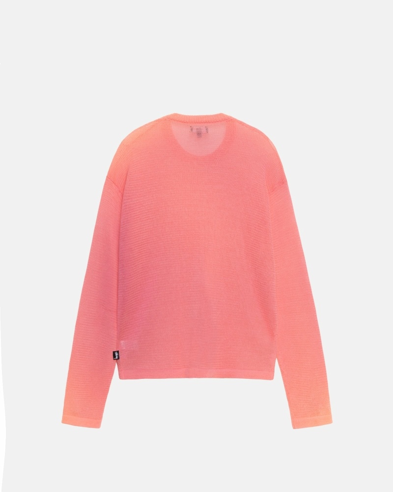 Orange Stussy Light Sensitive Men's Knit Sweater | USA000532