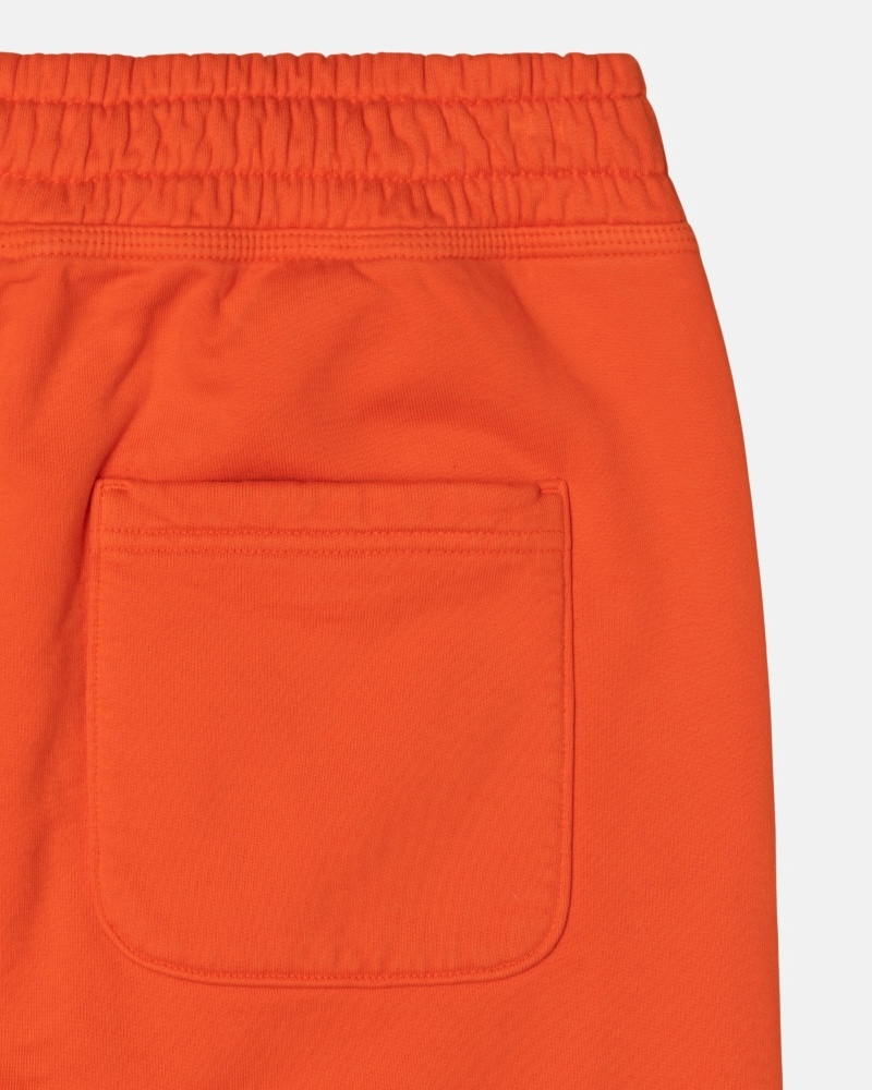 Orange Stussy Overdyed Stock Logo Pant Men's Sweatpants | USA000886