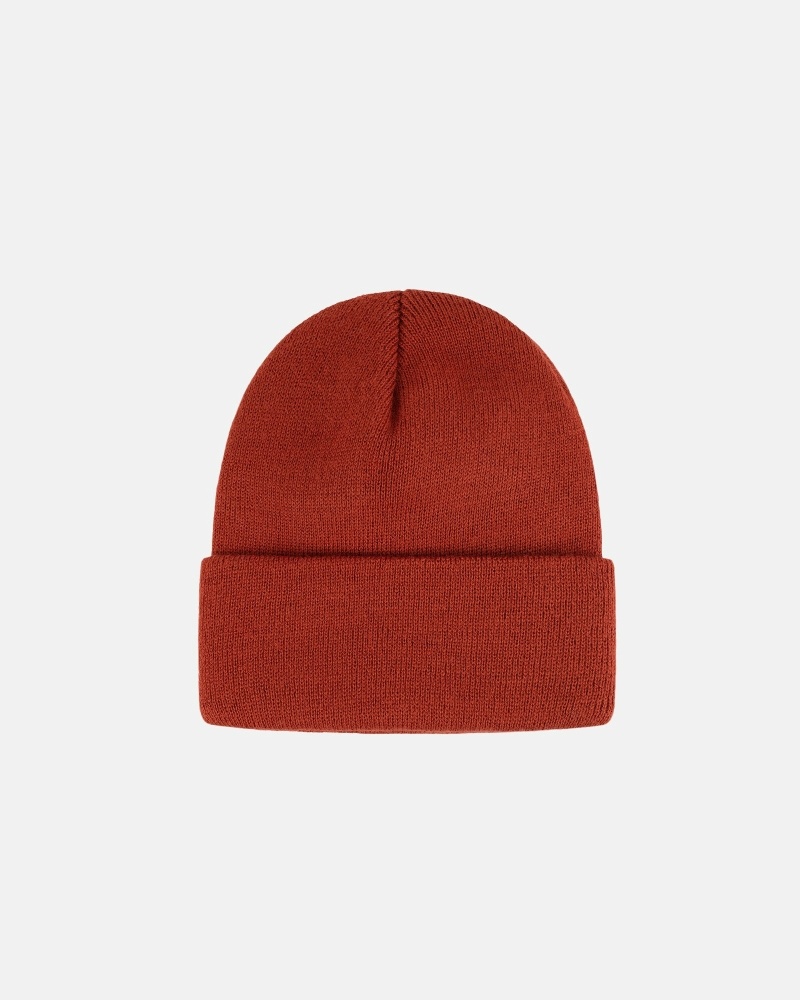 Orange Stussy Stock Cuff Men's Beanie | USA000487