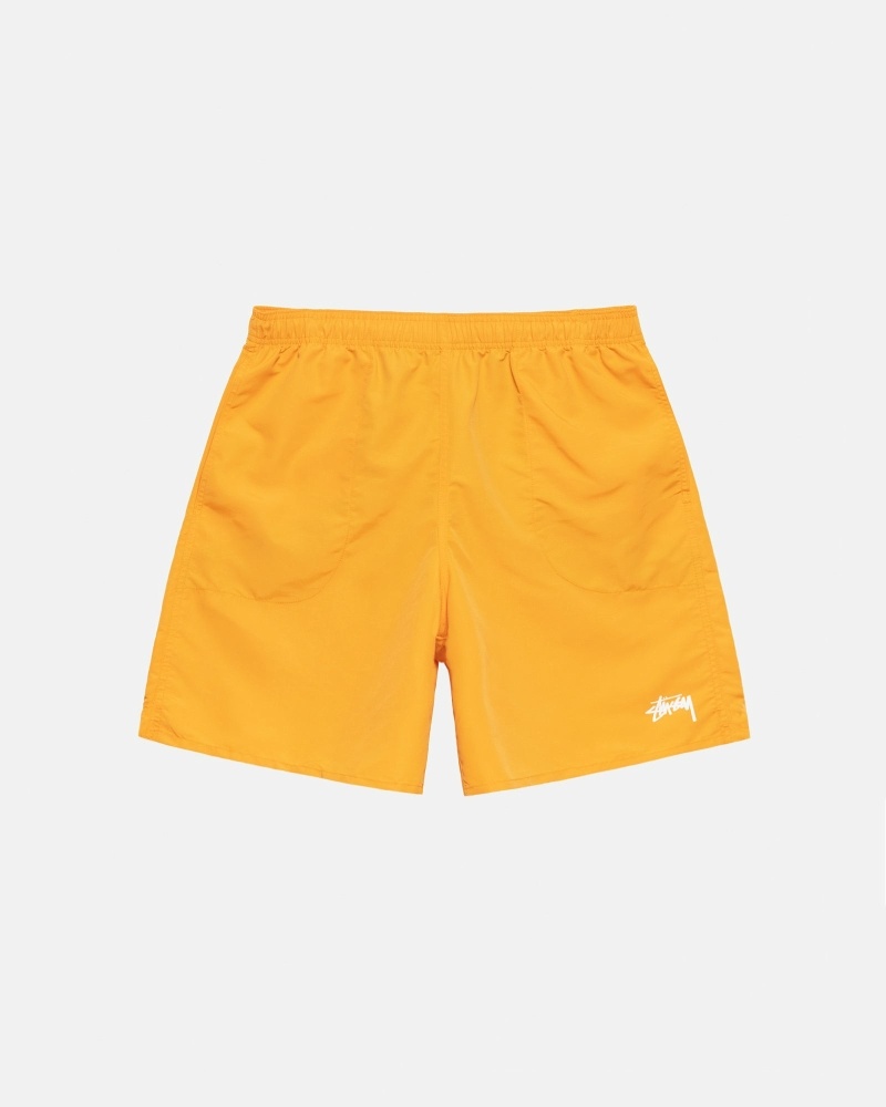 Orange Stussy Stock Men\'s Shorts | USA000697