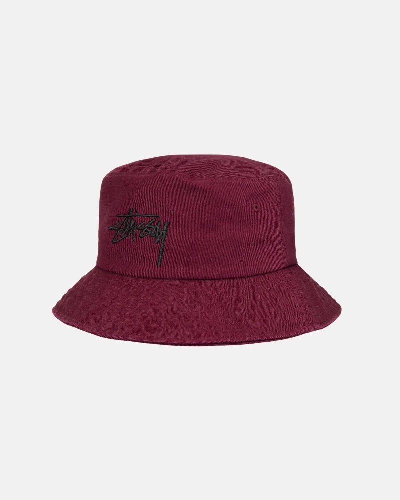 Pink Stussy Big Stock Men's Bucket Hats | USA000403