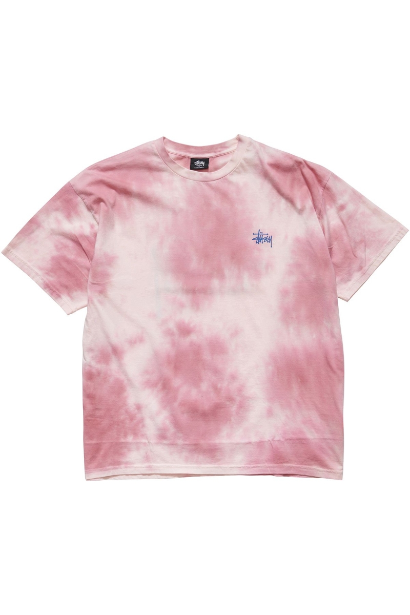 Pink Stussy Marble BF Tee Women\'s Sportswear | USA000776