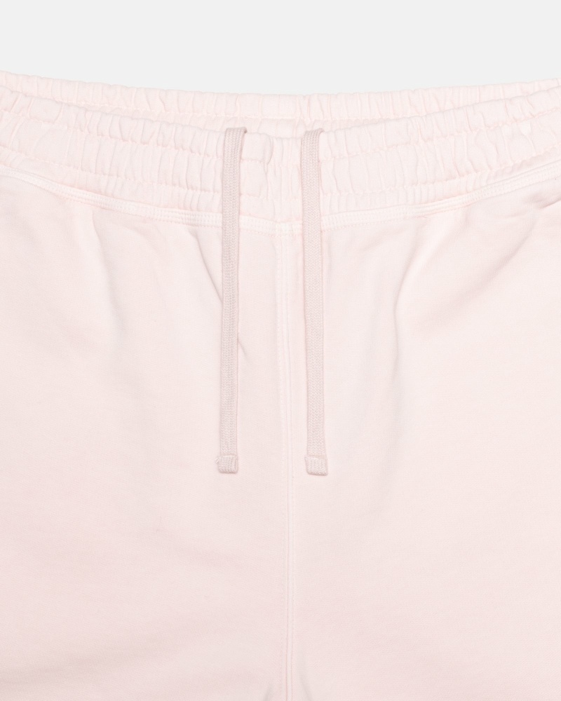 Pink Stussy Overdyed Stock Logo Men's Shorts | USA000658