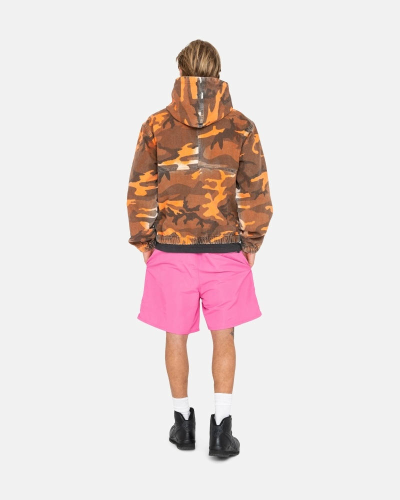 Pink Stussy Stock Men's Shorts | USA000689