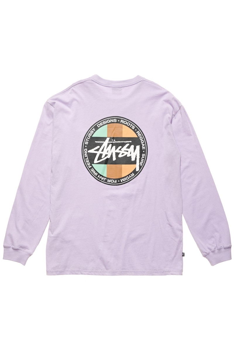 Pink Stussy Surf Dot Pocket Tee Men's Sweatshirts | USA000959