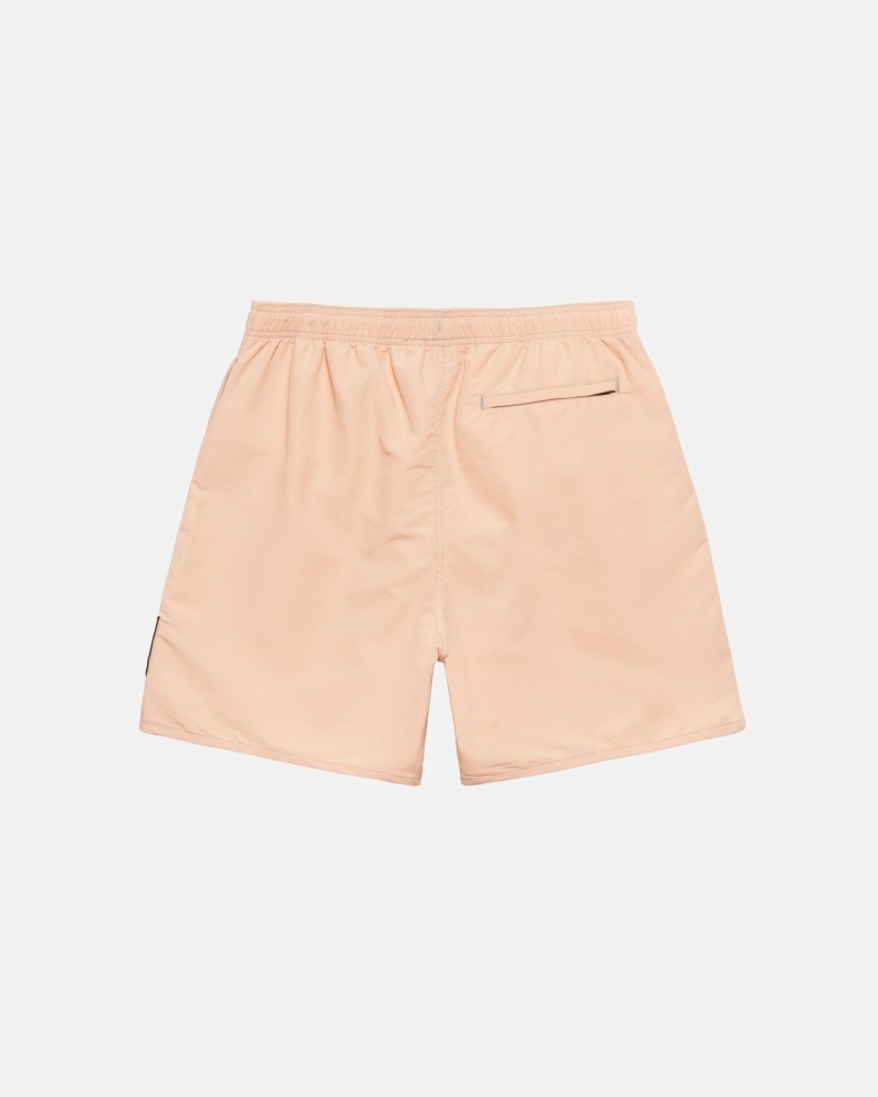 Pink Stussy Surfman Patch Men's Shorts | USA000701