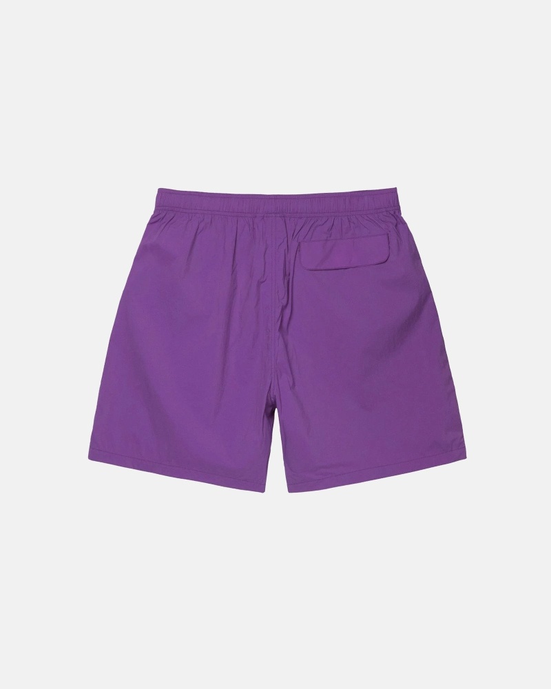 Purple Stussy Big Stock Nylon Short Men's Shorts | USA000623