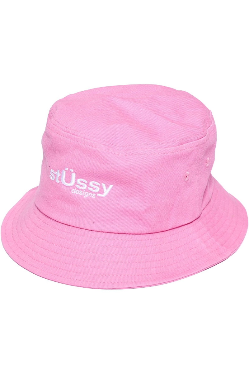 Purple Stussy Big U Bucket Men\'s Hats | USA000414