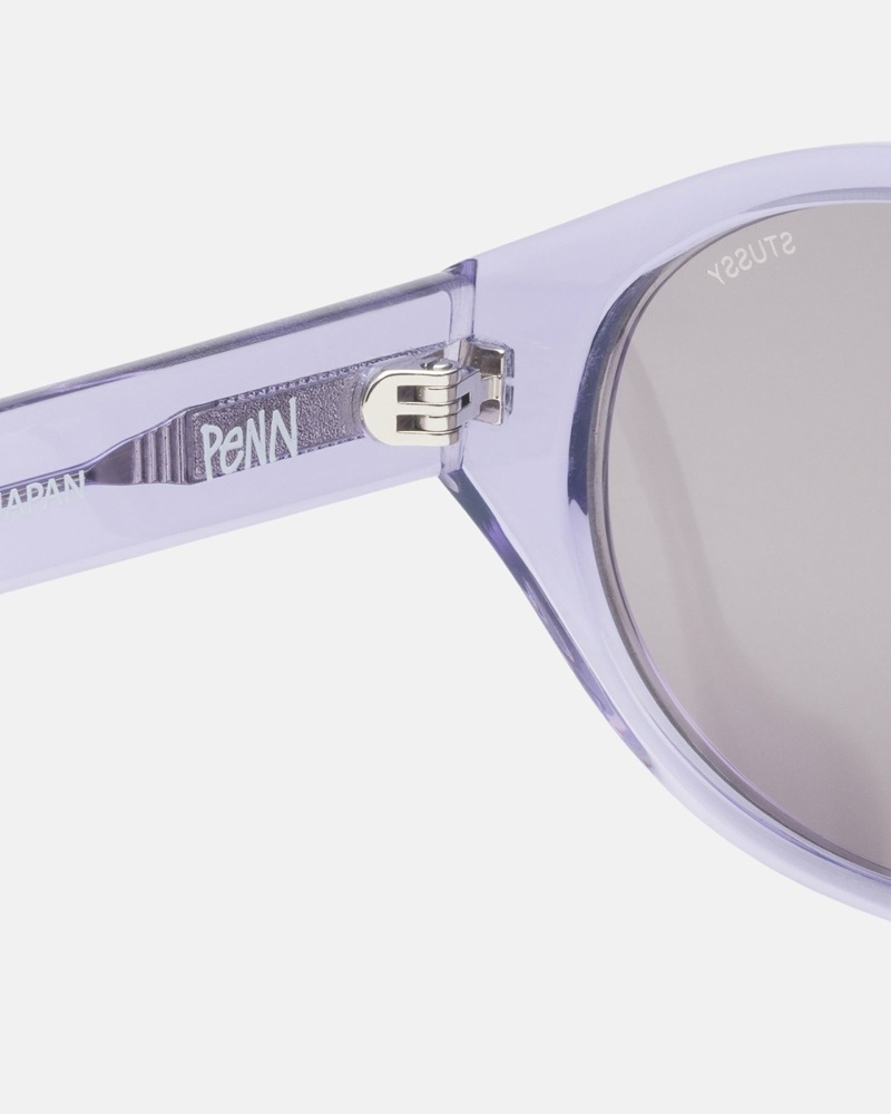 Purple Stussy Penn Men's Sunglasses | USA000808