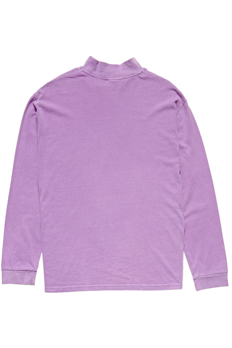 Red Stussy Ash Mock Neck LS OS Women's Sweatshirts | USA000892