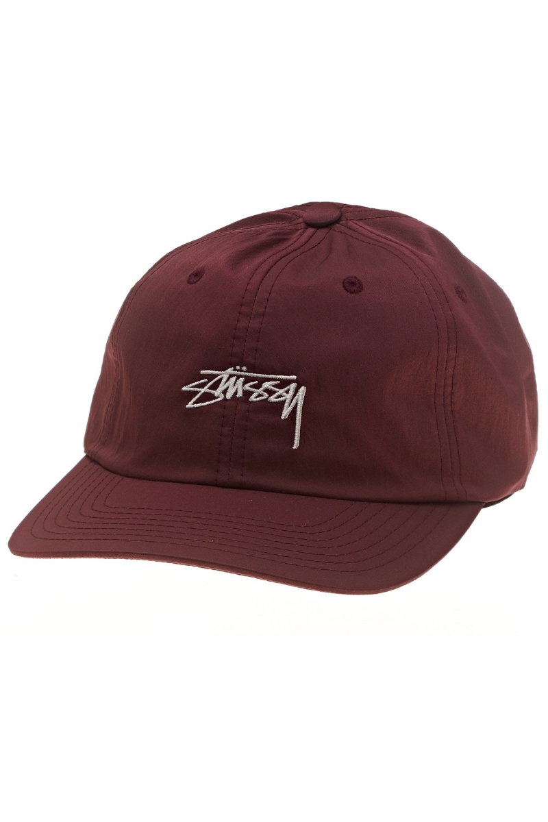 Red Stussy Authentic Satin Low Pro Men\'s Hats | USA000378