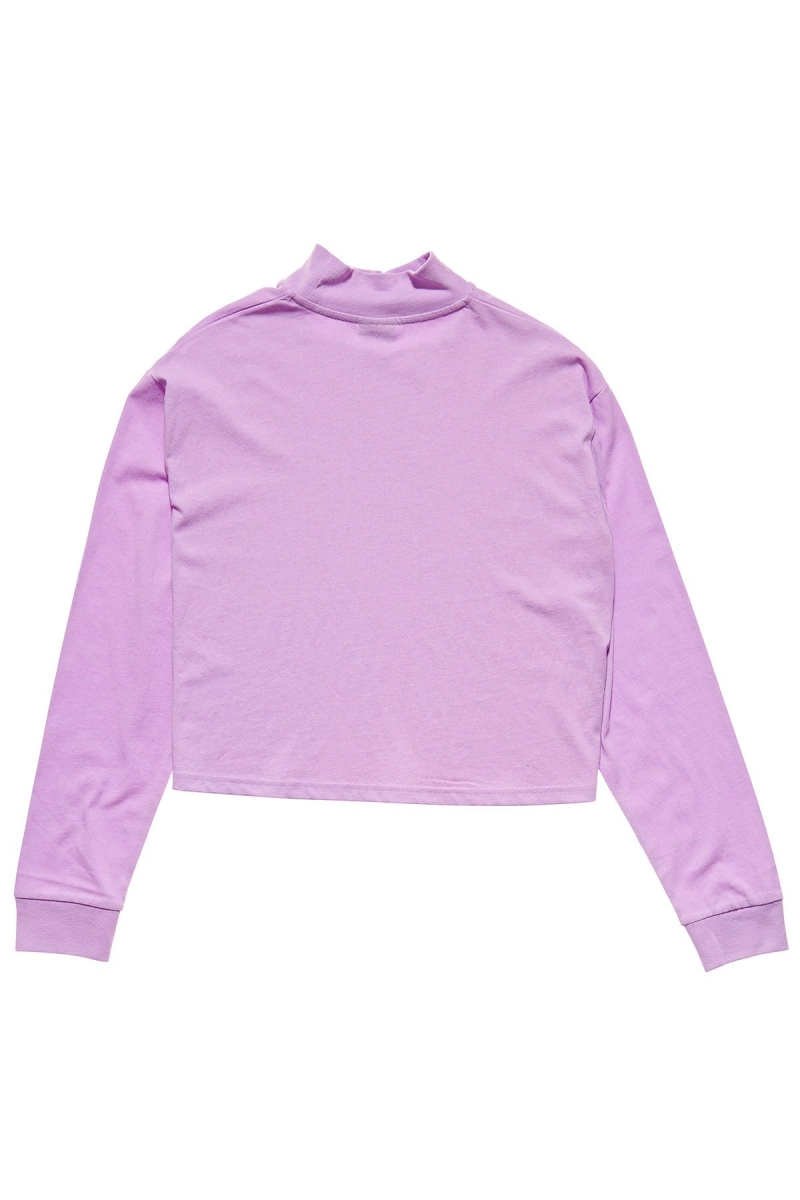 Red Stussy Design Corp. Mock Neck LS Women's Sweatshirts | USA000913