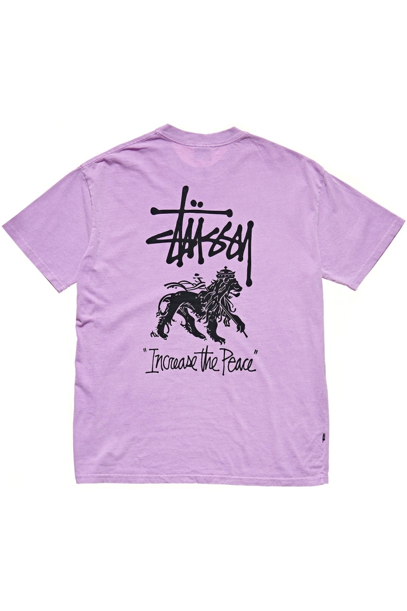 Red Stussy Increase The Peace SS Men's T Shirts | USA000223