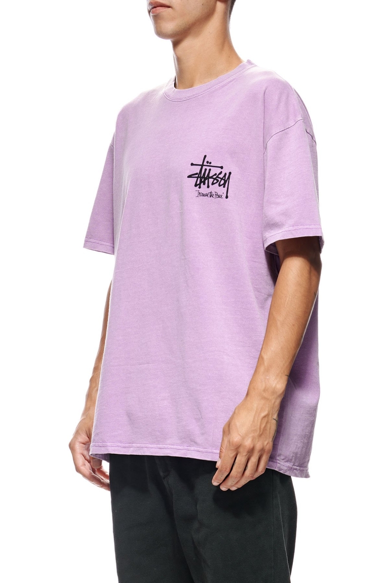 Red Stussy Increase The Peace SS Men's T Shirts | USA000223