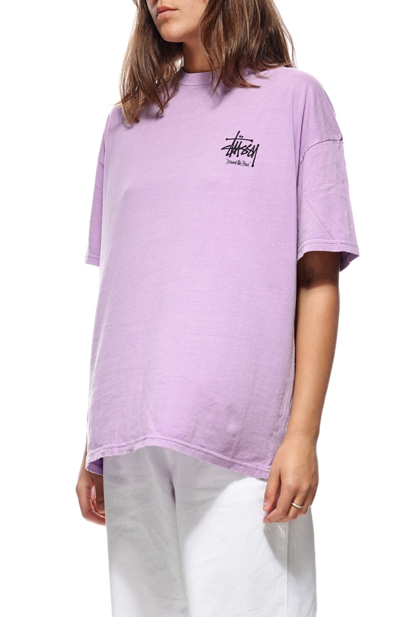 Red Stussy Regal Relaxed Women's T Shirts | USA000258