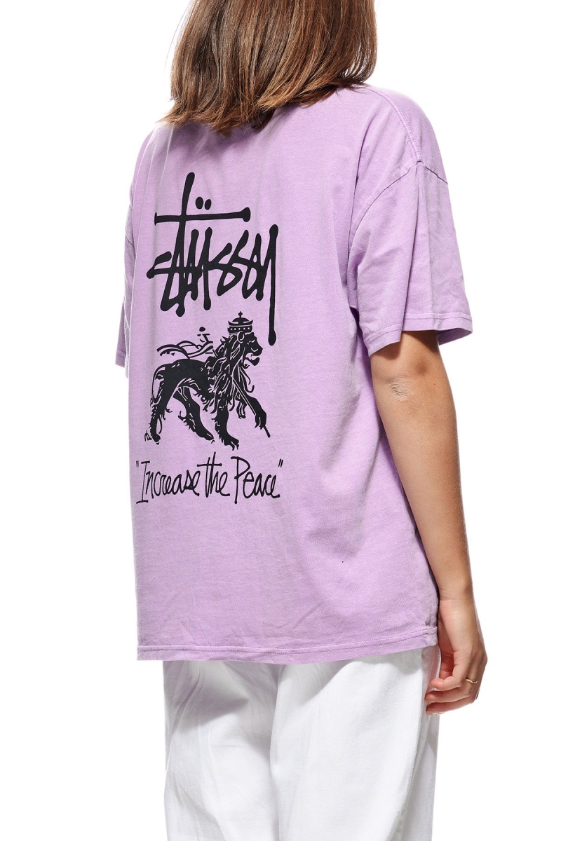 Red Stussy Regal Relaxed Women's T Shirts | USA000258