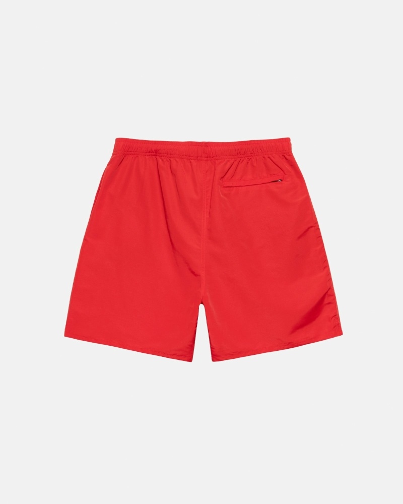 Red Stussy Ss-Link Men's Shorts | USA000684