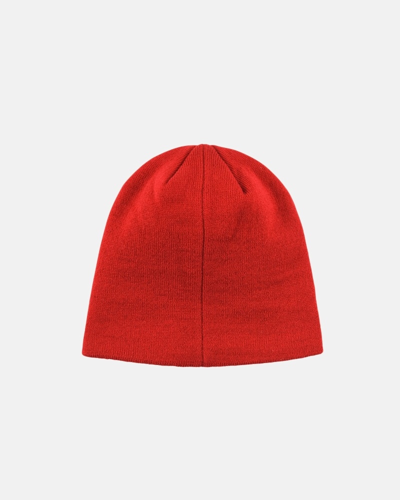 Red Stussy Stussy Sport Jacquard Skullcap Men's Hats | USA000499