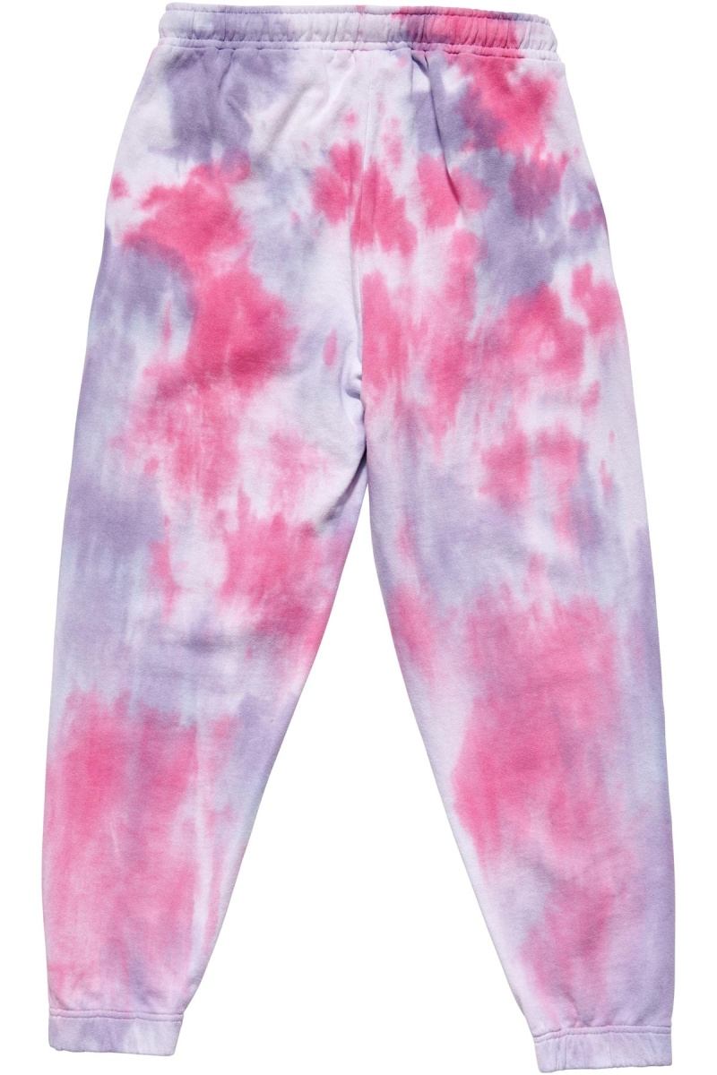 Red Stussy Warped Tie Dye Trackpant Women's Track Pants | USA001012