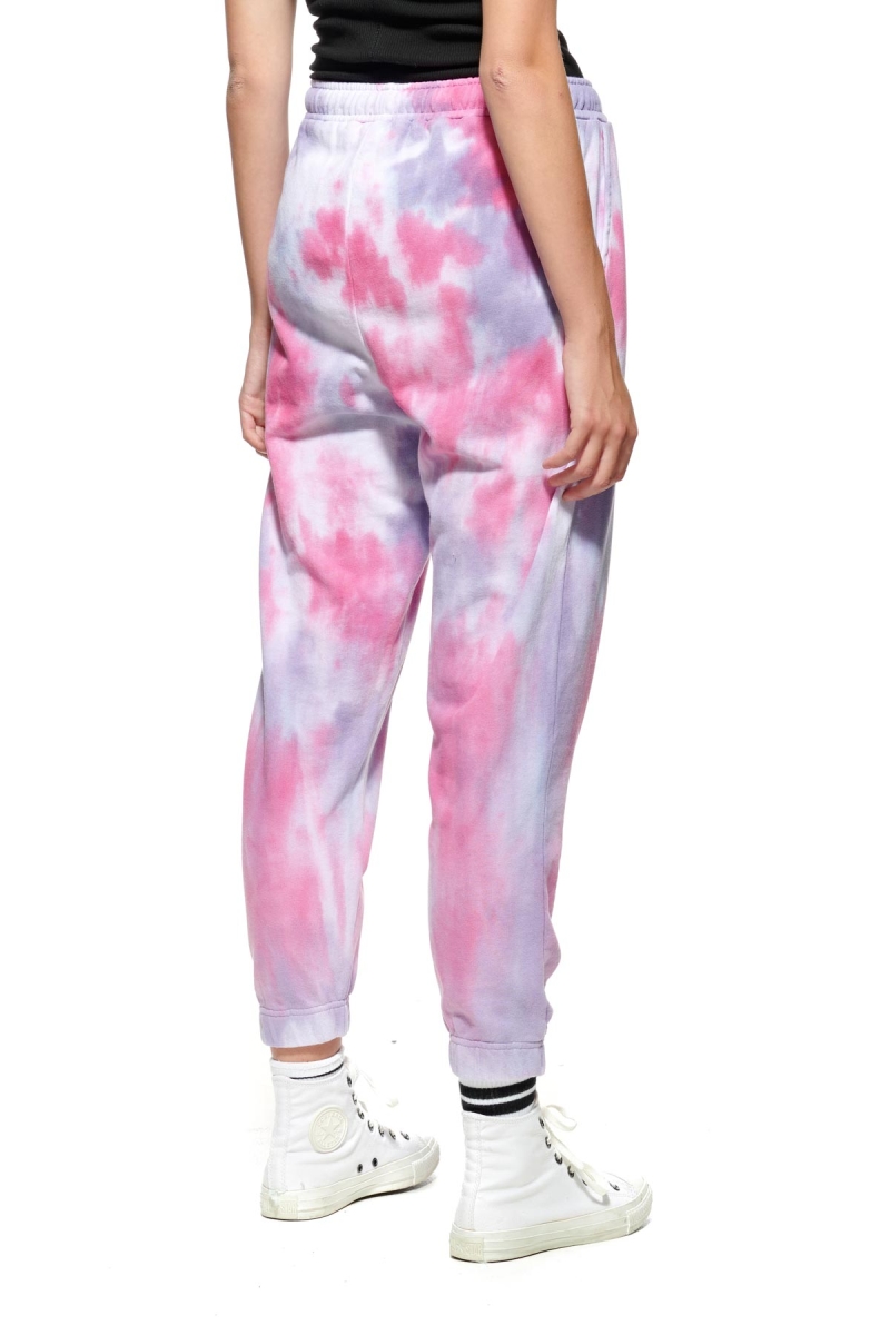 Red Stussy Warped Tie Dye Trackpant Women's Track Pants | USA001012