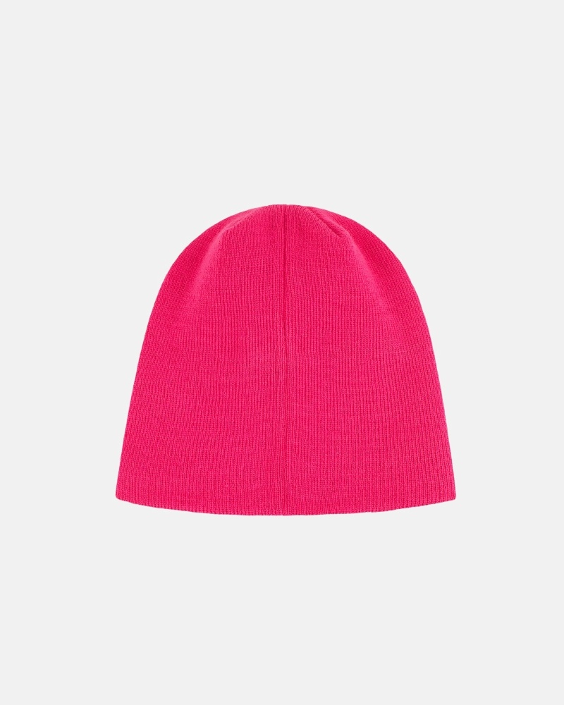 Rose Pink Stussy Basic Skullcap Men's Beanie | USA000388