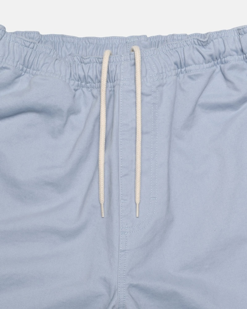 Silver Stussy Brushed Men's Shorts | USA000635