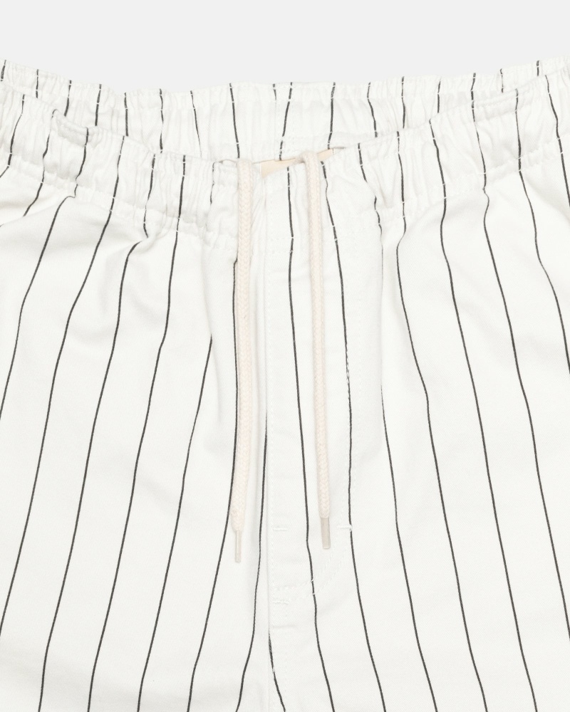 Stripes Stussy Brushed Men's Beach Pants | USA000541