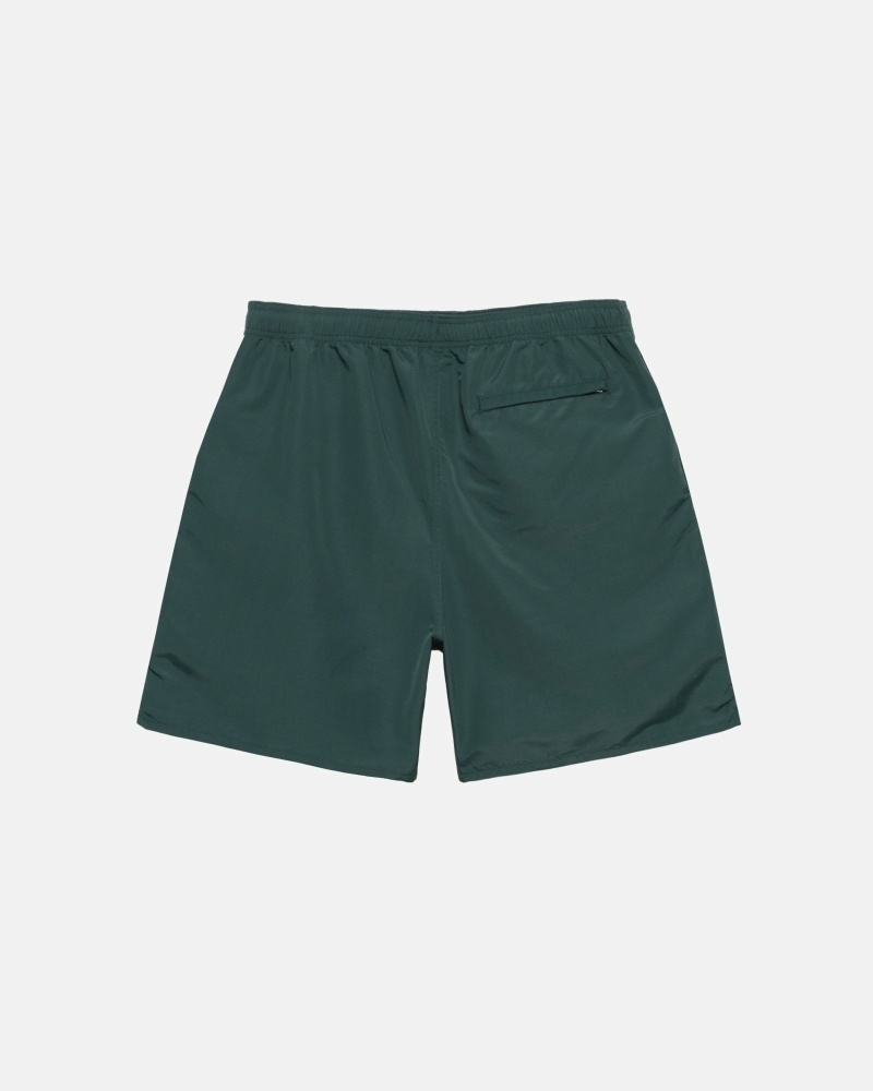 Turquoise Stussy Big Basic Men's Shorts | USA000622