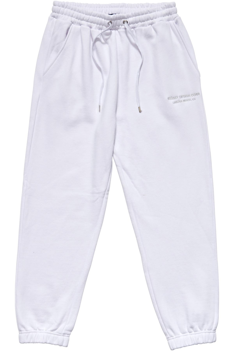 White Stussy Alcott Trackpant Women\'s Track Pants | USA000972