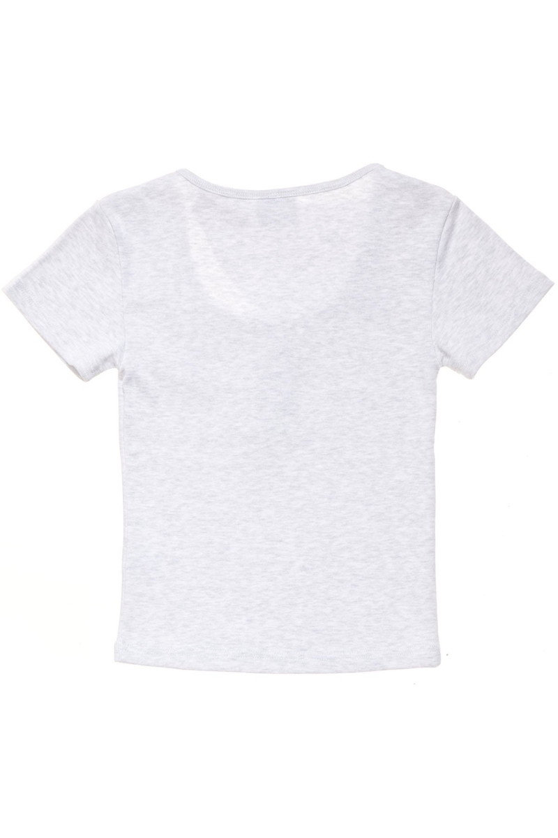 White Stussy Berk Scoop Neck Women's T Shirts | USA000112