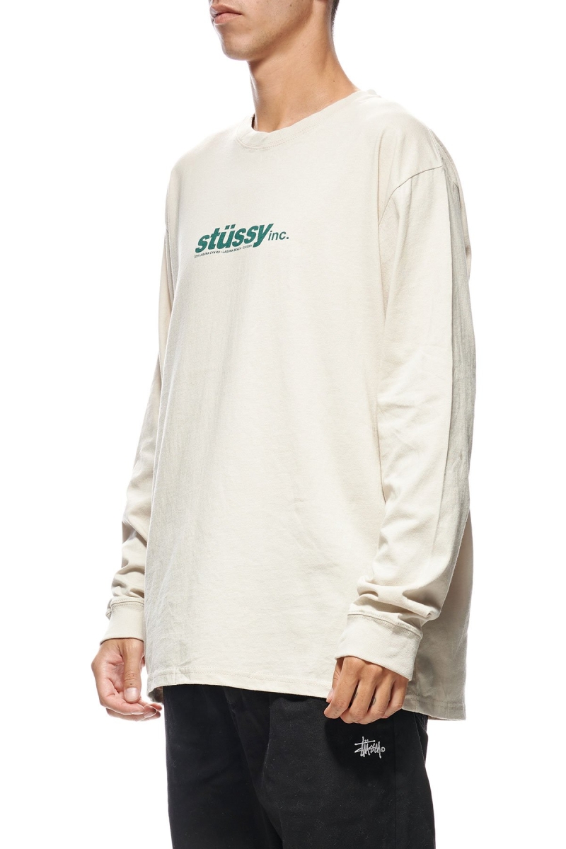 White Stussy Cities Men's Sweatshirts | USA000902