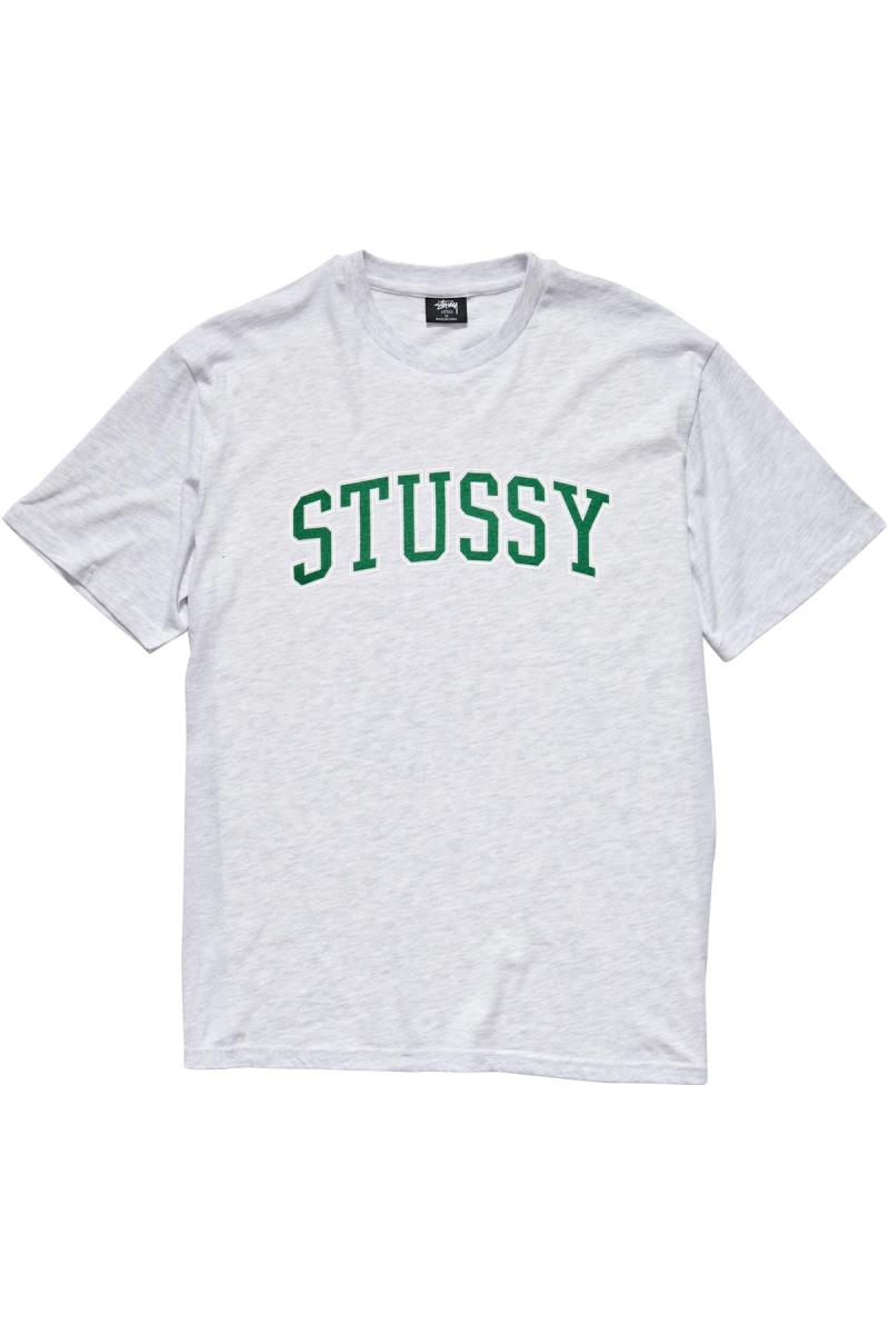 White Stussy Collegiate BF Women\'s T Shirts | USA000134