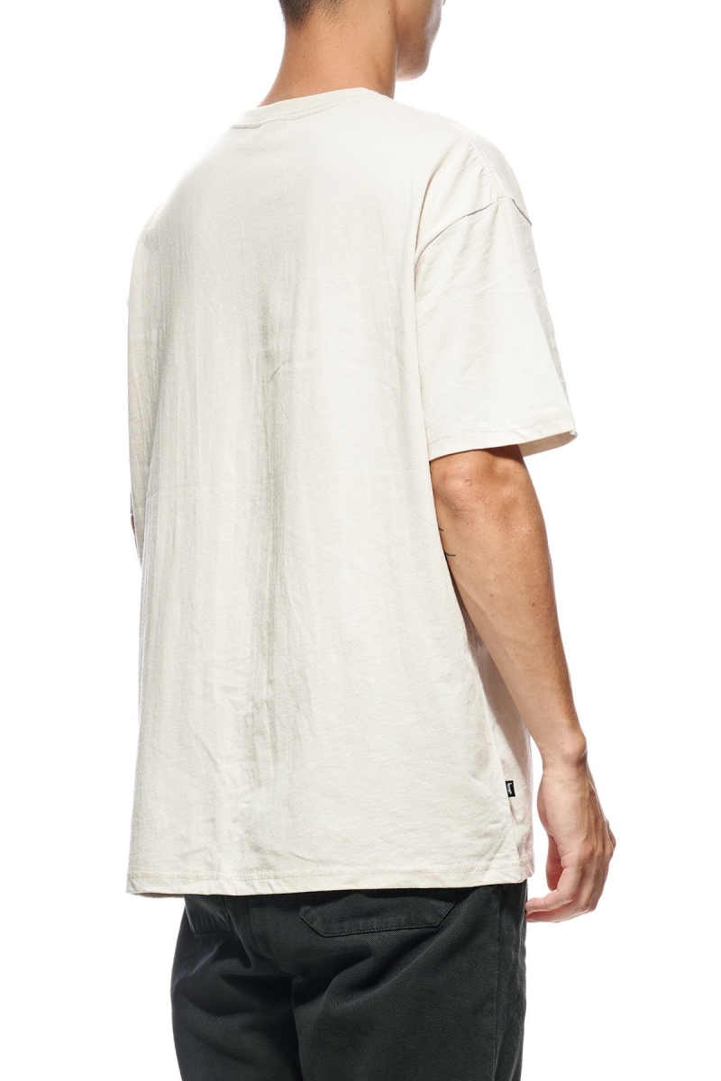 White Stussy Crown Pocket SS Men's T Shirts | USA000147