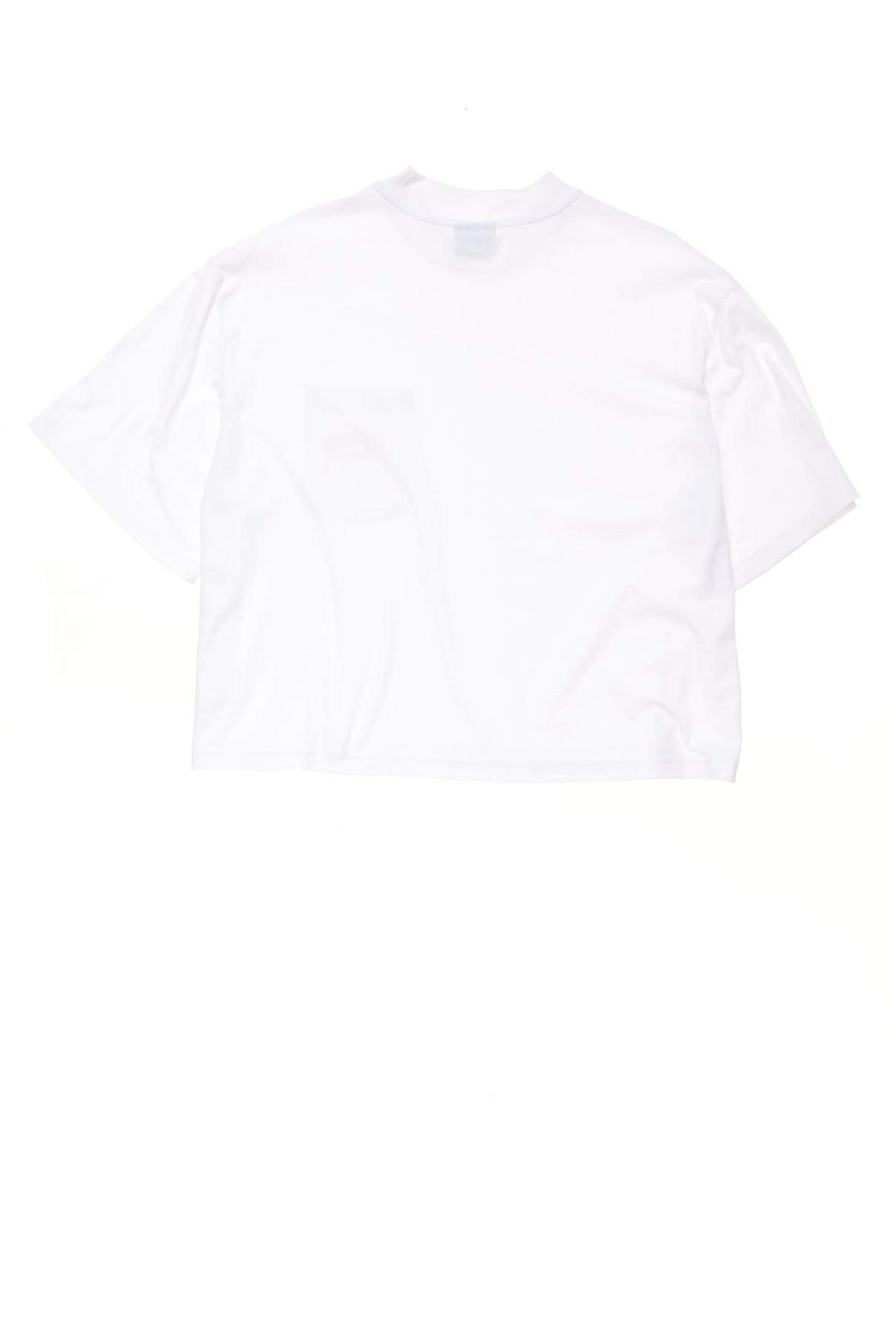 White Stussy Designs Pocket Boxy Women's T Shirts | USA000151