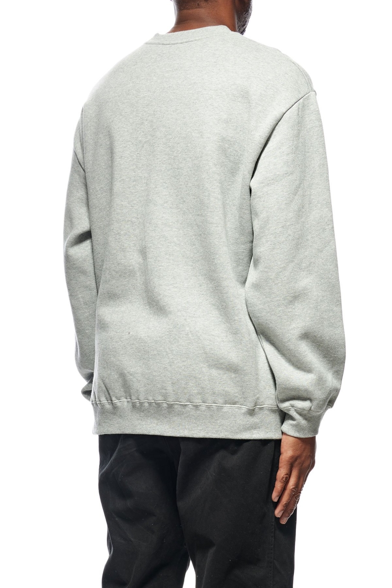 White Stussy Graffiti Crew Men's Sweaters | USA000836