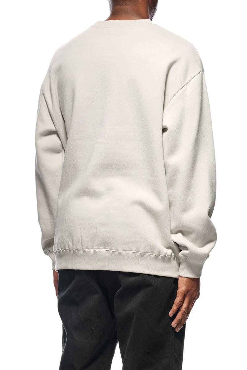 White Stussy Graffiti Crew Men's Sweaters | USA000838