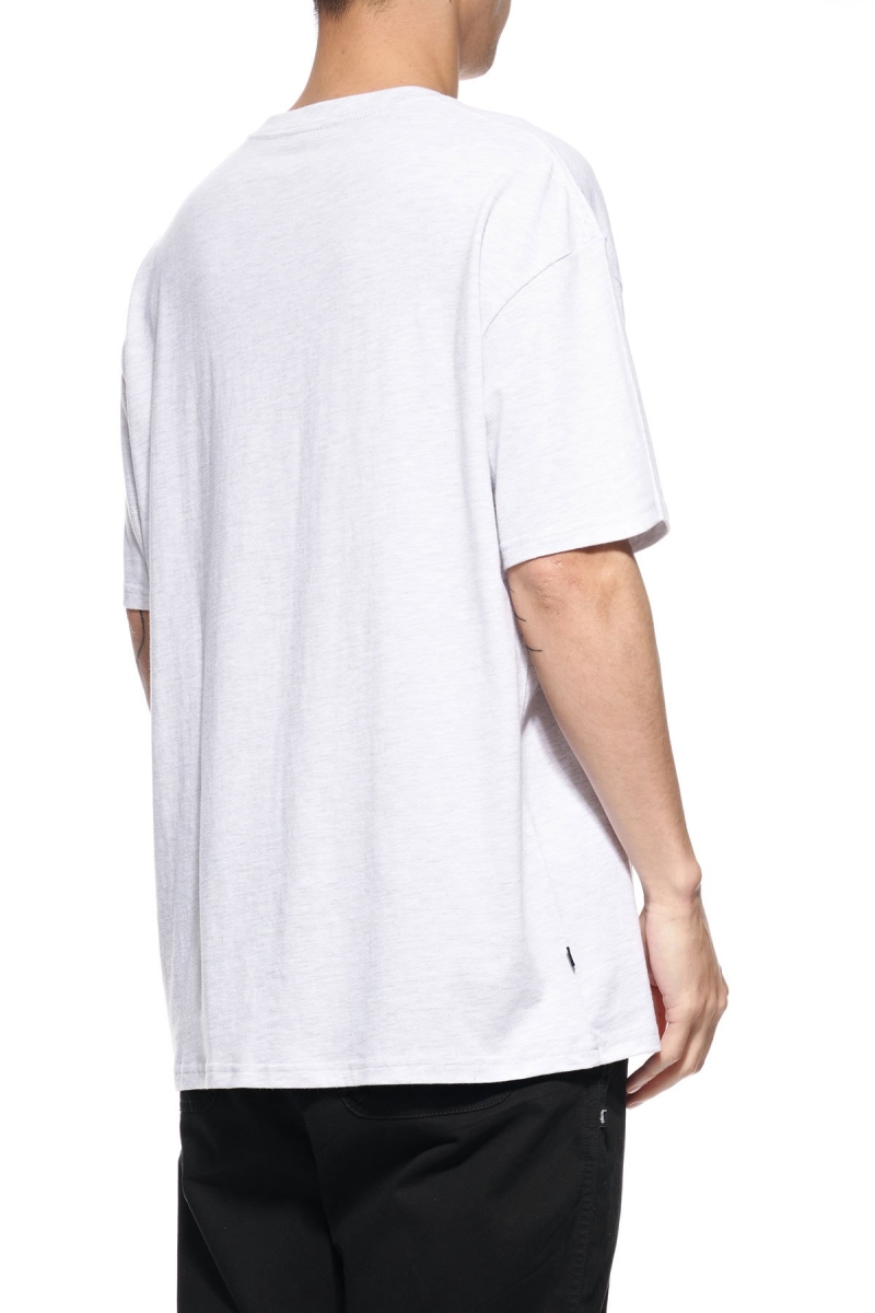 White Stussy Graffiti Label SS Men's T Shirts | USA000180