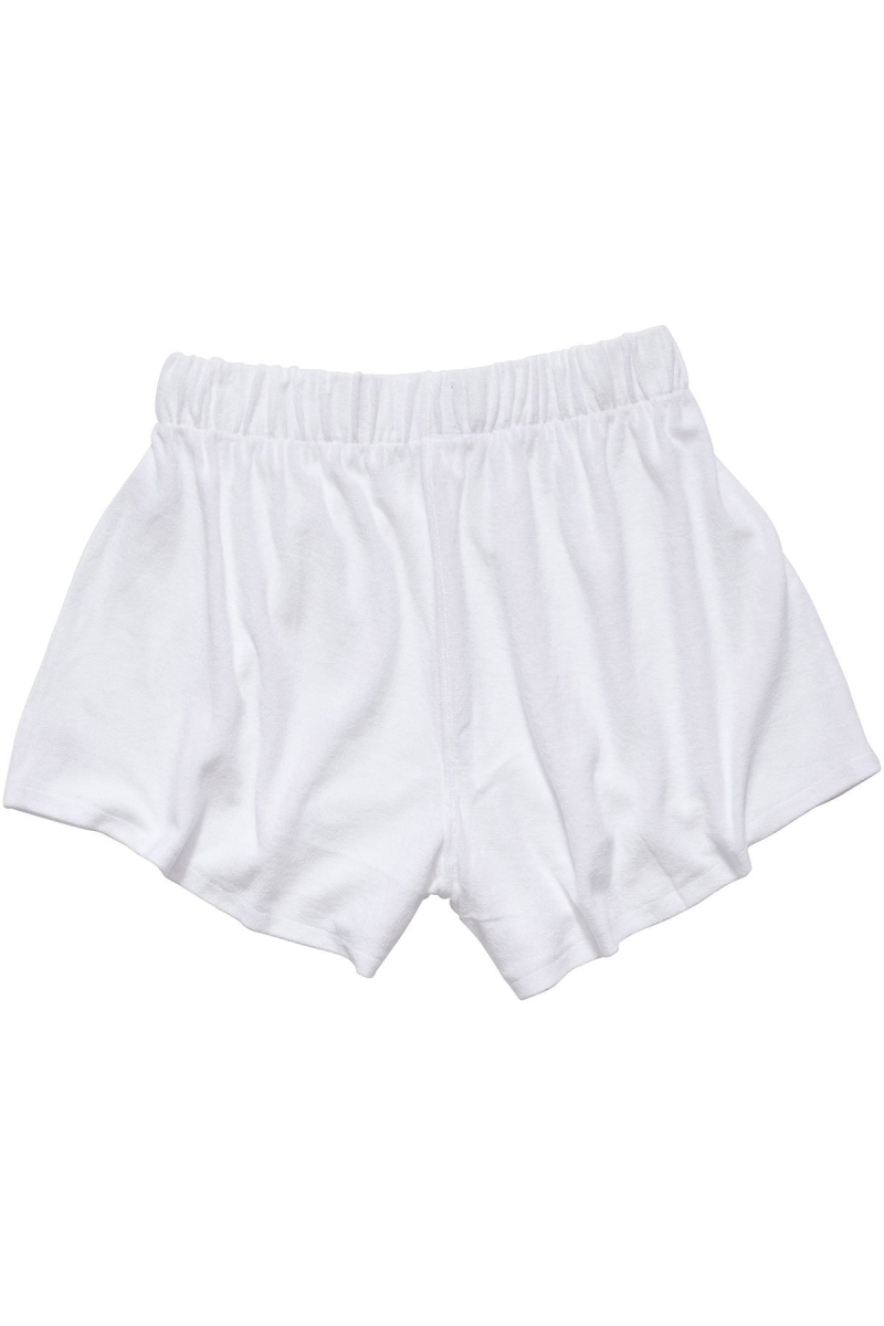 White Stussy Havana Terry Beach Short Women's Shorts | USA000646