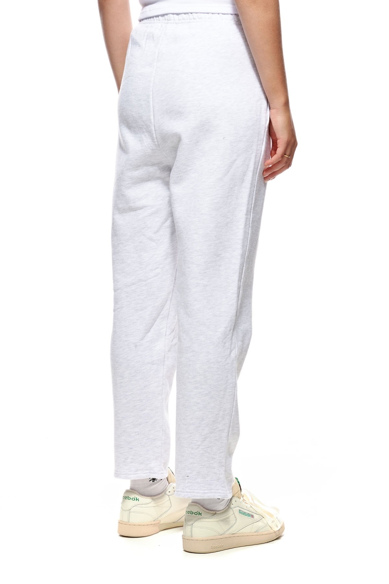 White Stussy Italic Crop Sweat Women's Pants | USA000561