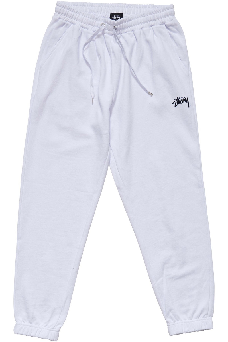 White Stussy Player Trackpant Women\'s Track Pants | USA000995