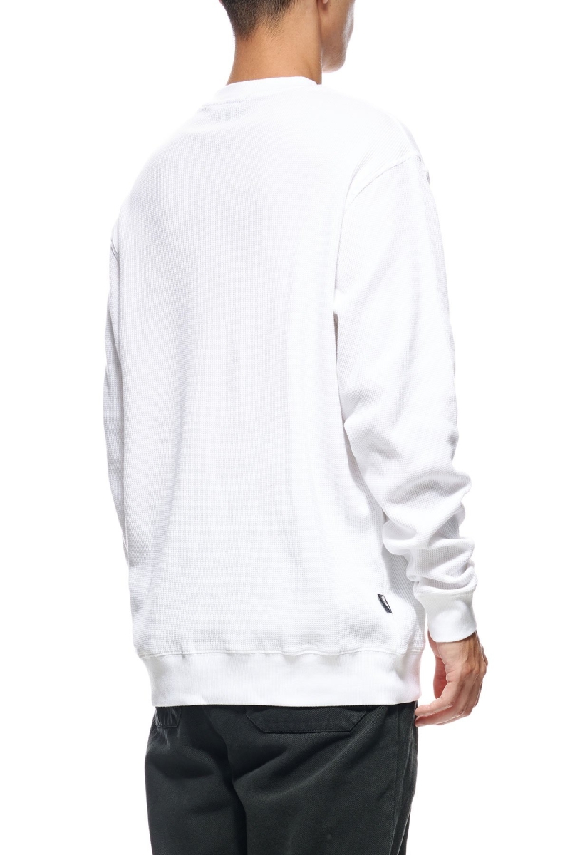 White Stussy Pocket Men's Sweatshirts | USA000951