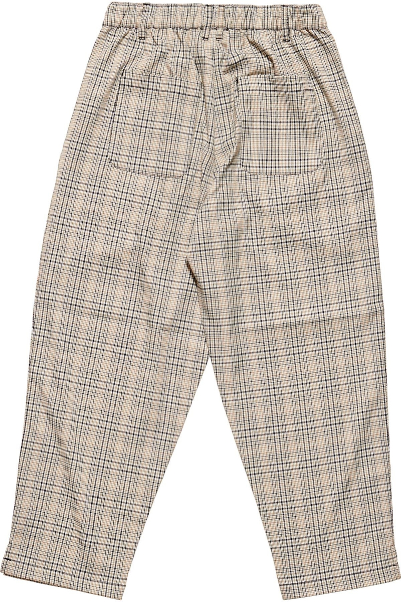 White Stussy Prescott Check Women's Pants | USA000580