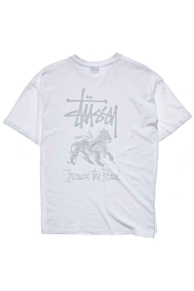 White Stussy Regal Relaxed Women's T Shirts | USA000257