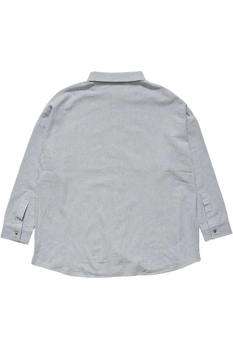 White Stussy Shoreline BF Linen Shirt Women's Sportswear | USA000785