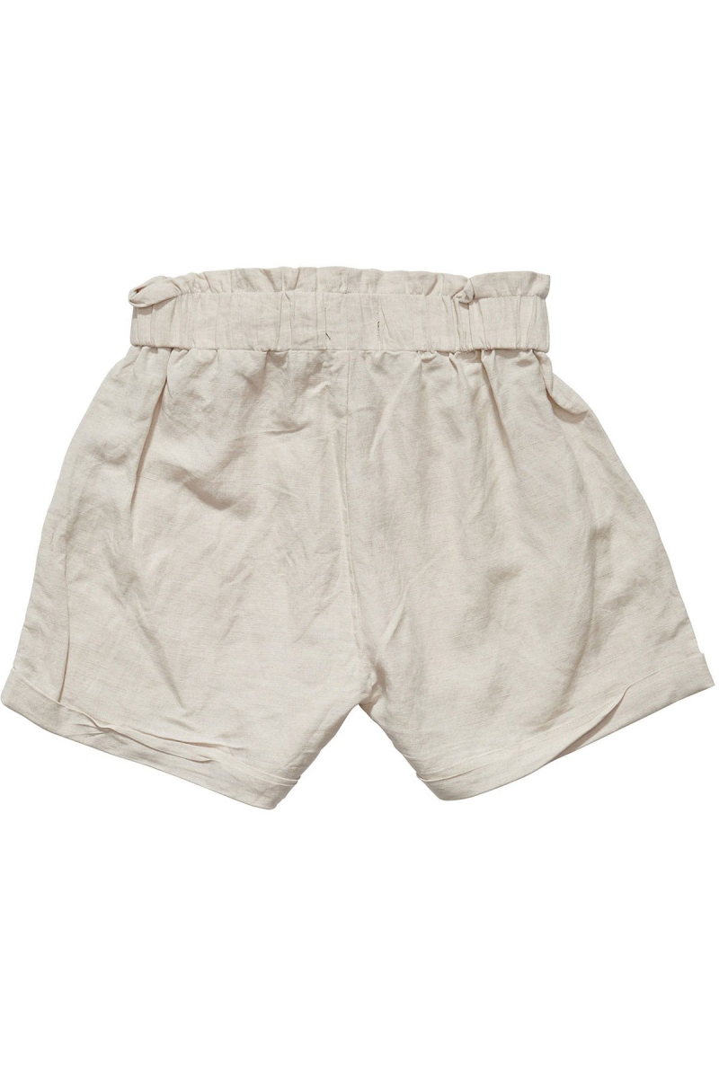 White Stussy Shoreline Linen Beach Short Women's Shorts | USA000672