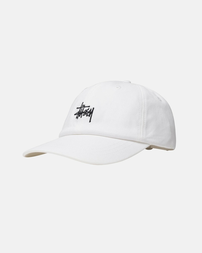 White Stussy Stock Low Pro Men's Caps | USA000492