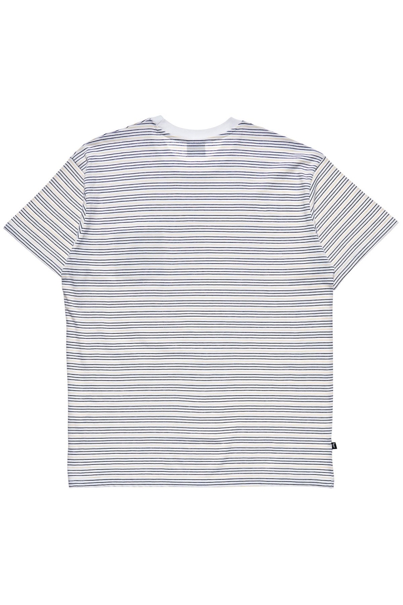 White Stussy Stock Pocket SS Men's T Shirts | USA000275