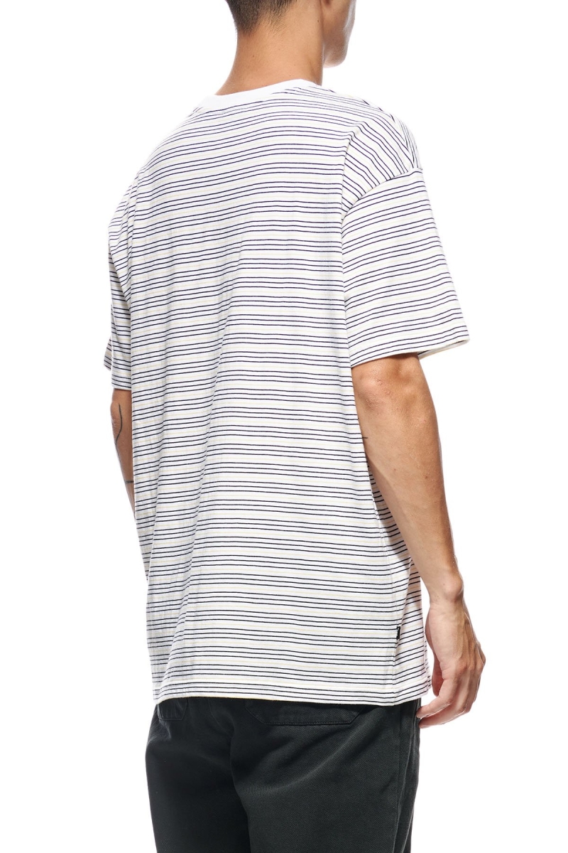 White Stussy Stock Pocket SS Men's T Shirts | USA000275